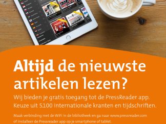 PressReader affiche A3 Nederlands
