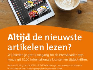 PressReader affiche A4 Nederlands