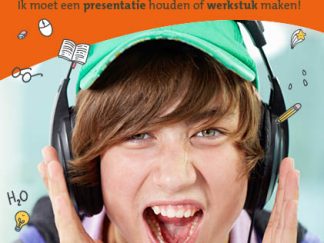 Flyer presentatie/werkstuk (jongen)