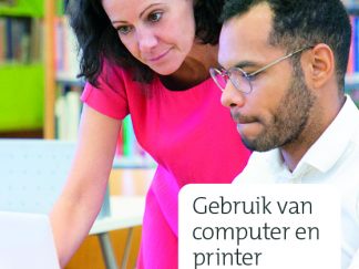 Folder 'Gebruik van computer en printer in de Bibliotheek'