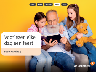 Themaposter Voorlezen elke dag - Begin vandaag