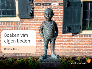Themaposter Boeken van eigen bodem - Drentse titels