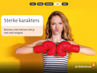 Themaposter - Sterke karakters - Romans met mensen die je niet snel vergeet