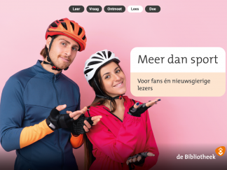 Themaposter Meer dan sport - Voor fans én nieuwsgierige lezers