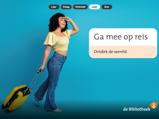 Themaposter Ga mee op reis - Ontdek de wereld