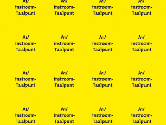 Taalpunt A1 instroom plectrumstickers