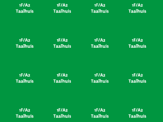 Taalhuis 1F A2 plectrumsticker