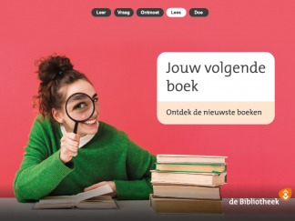 Themaposter Jouw volgende boek - Ontdek de nieuwste boeken